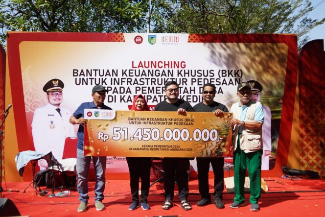 
 Pemkab Kediri Alokasikan Rp51 Miliar untuk Program BKK Pembangunan Desa