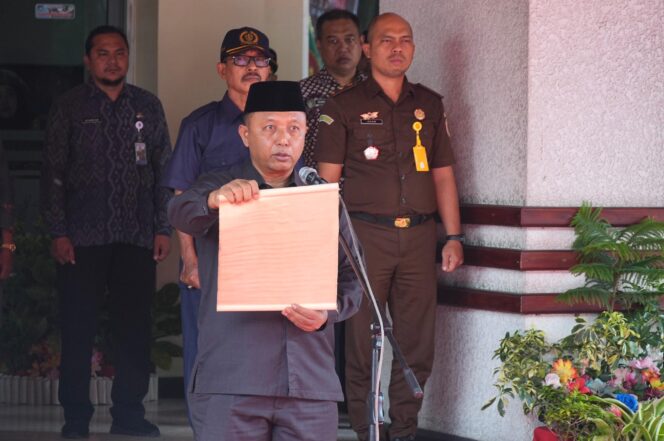 
 Kirab Pataka 2024, Pjs Bupati Kediri Maknai Semangat Kebersamaan Warga Jawa Timur